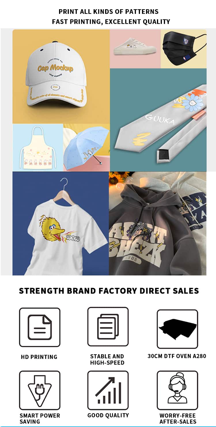 Применение печи A3 dtf