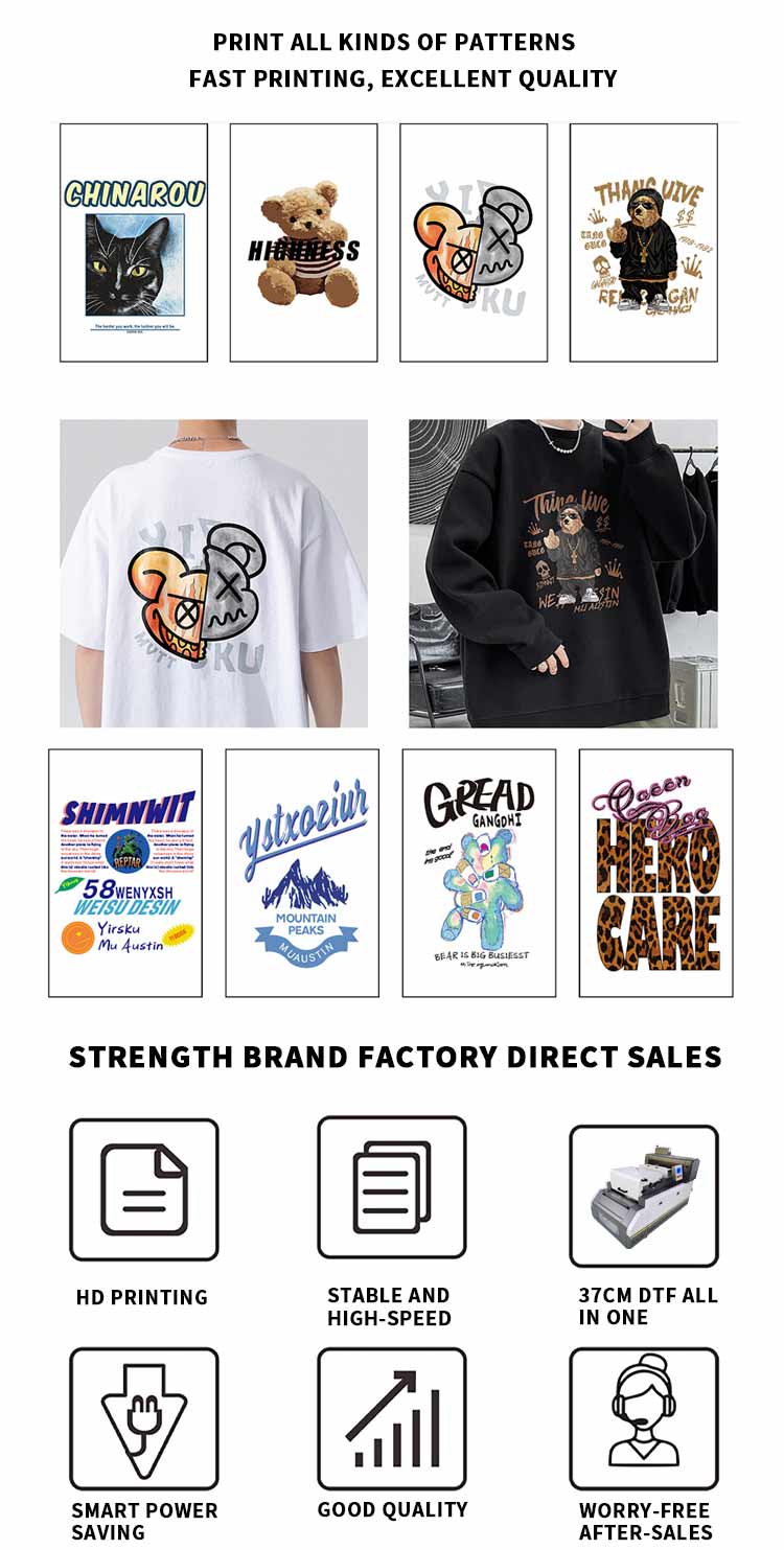 Применение принтера A3 dtf все в одном