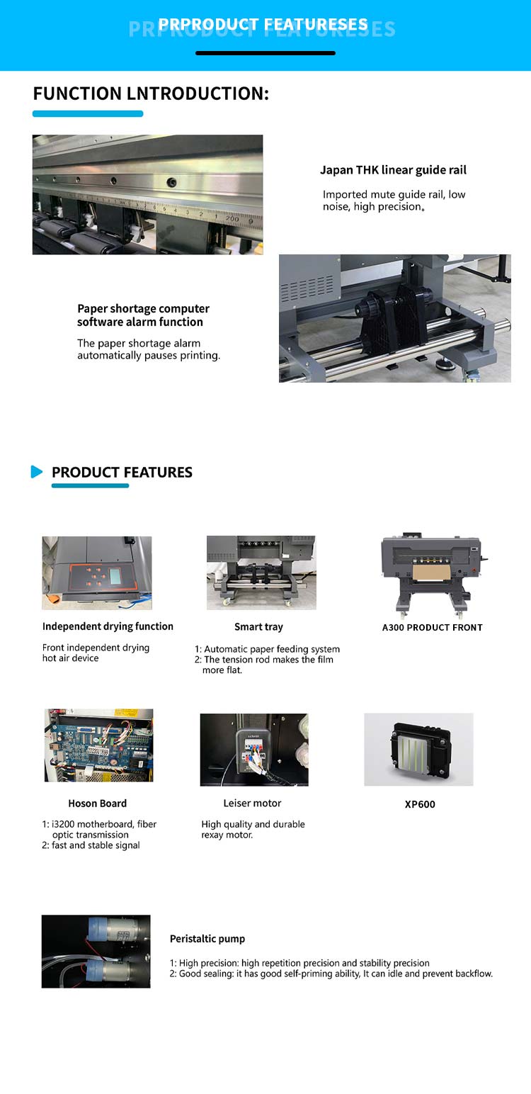 Преимущество принтера A3 dtf