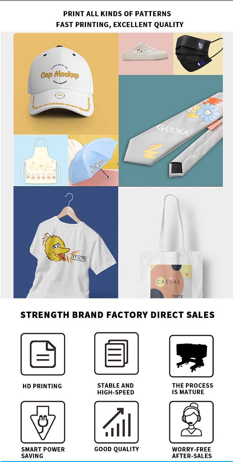 Применение принтера A3 dtf