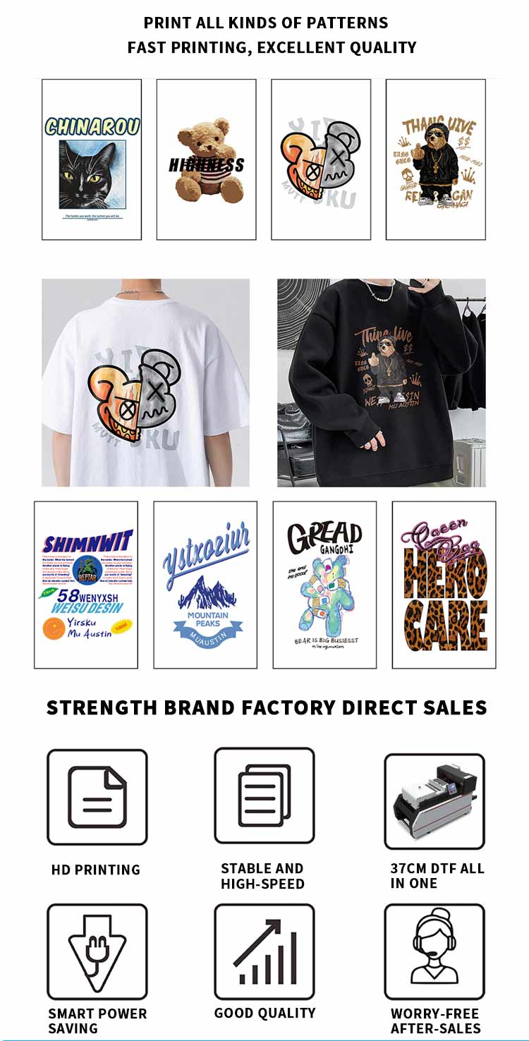 Применение принтера A3 dtf все в одном