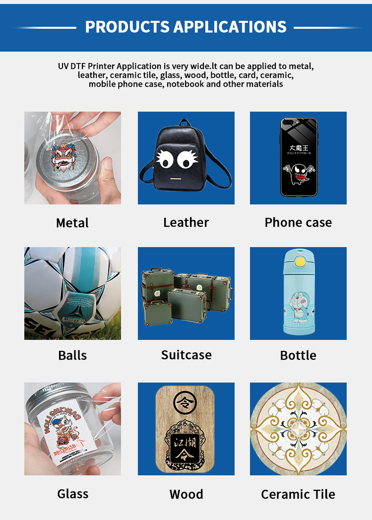 Применение УФ-принтера DTF